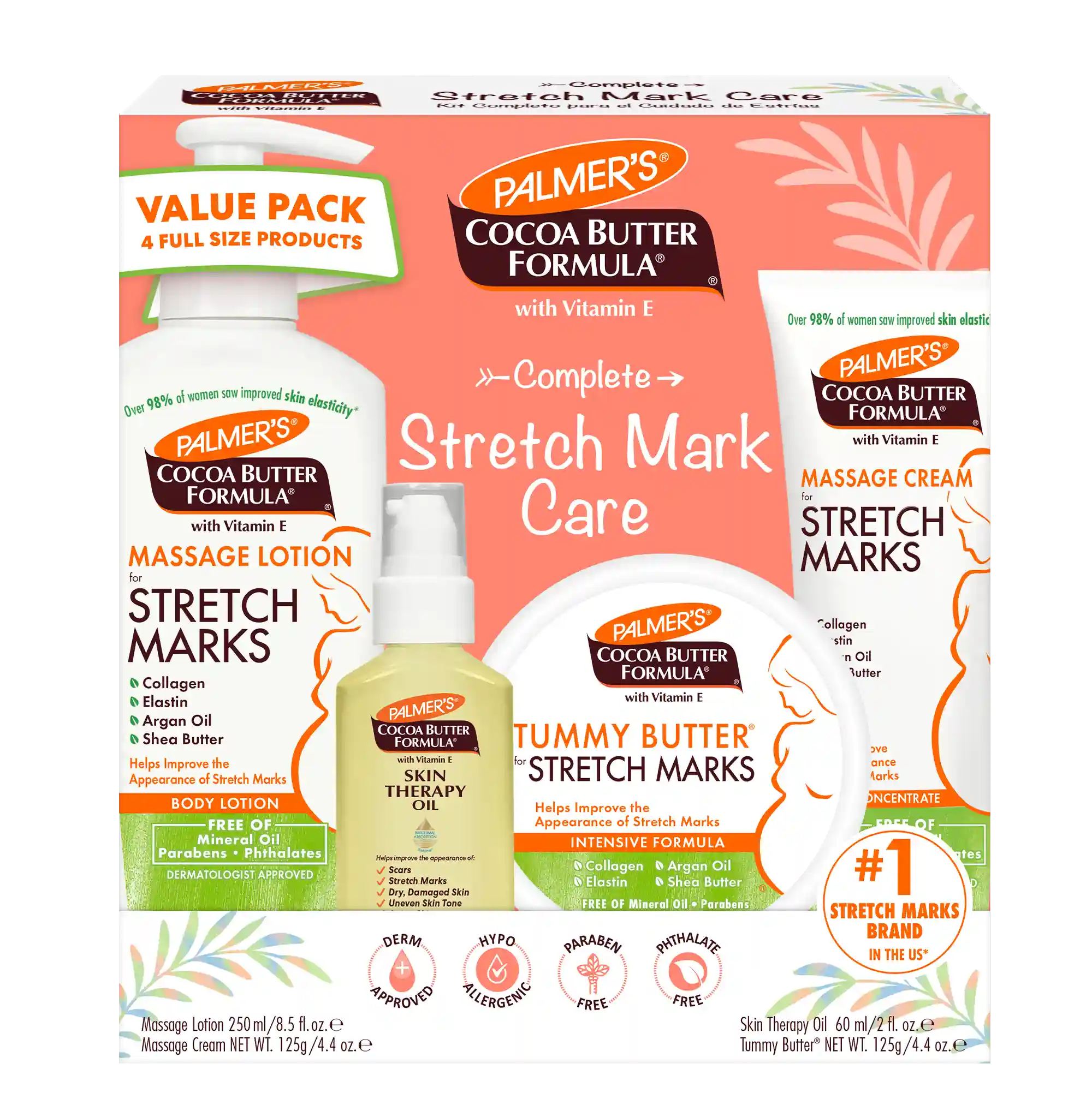 Complete Pregnancy Stretch Mark Care Kit