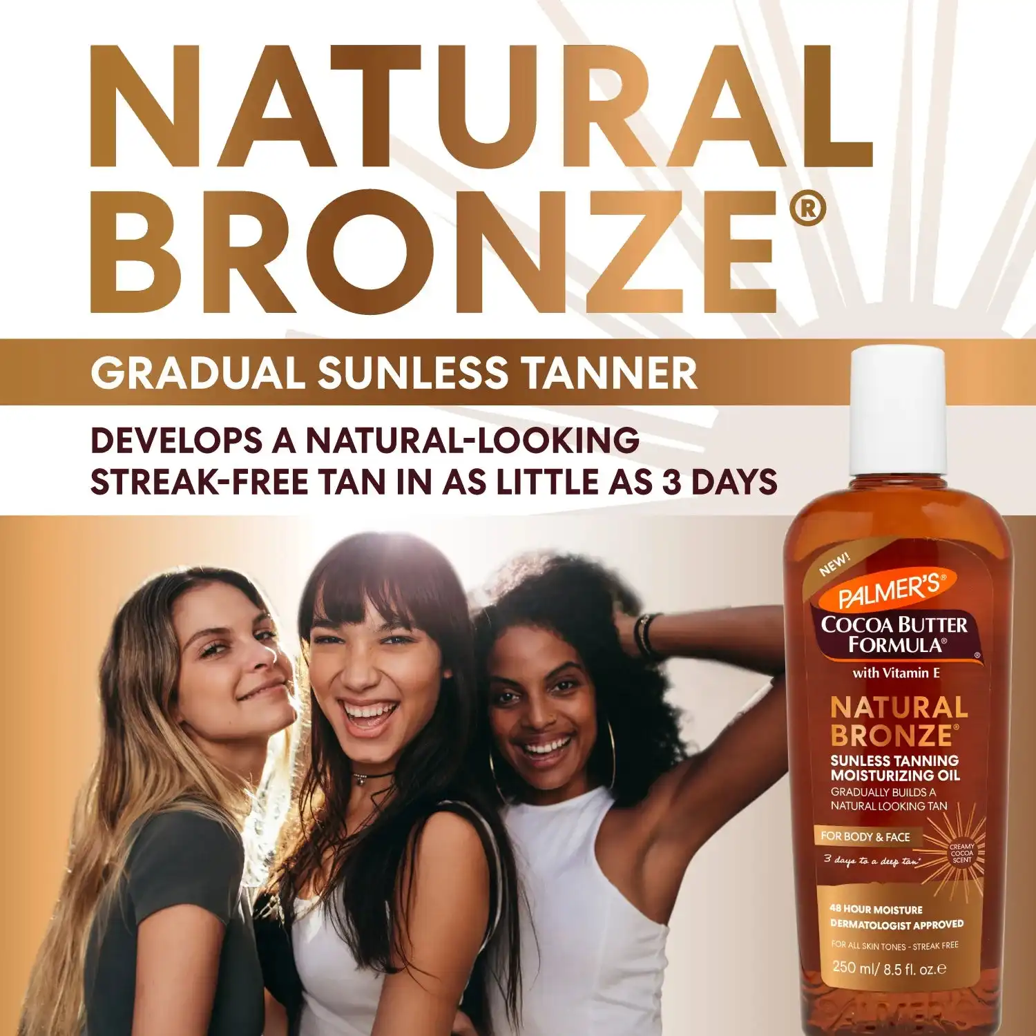 Alternative view of Natural Bronze Sunless Tanning Moisturizing Oil