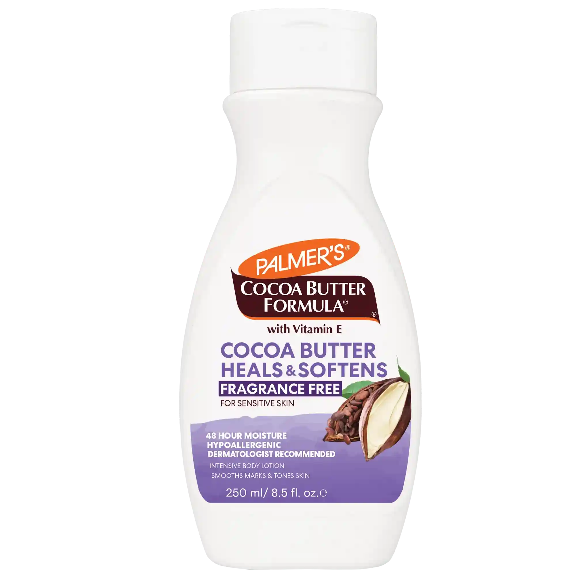 Heals & Softens Cocoa Butter Body Lotion, Fragrance Free